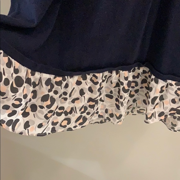 LOFT Mixed Media Cheetah Sweater - Picture 4 of 6